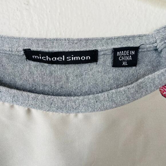 Michael Simon Oversized XL floral blouse - Picture 2 of 9